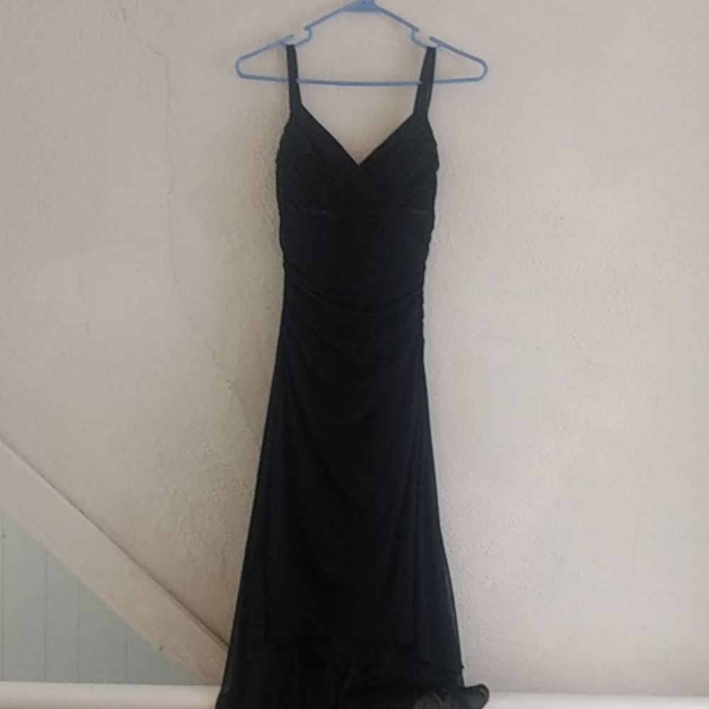 Black cocktail dress